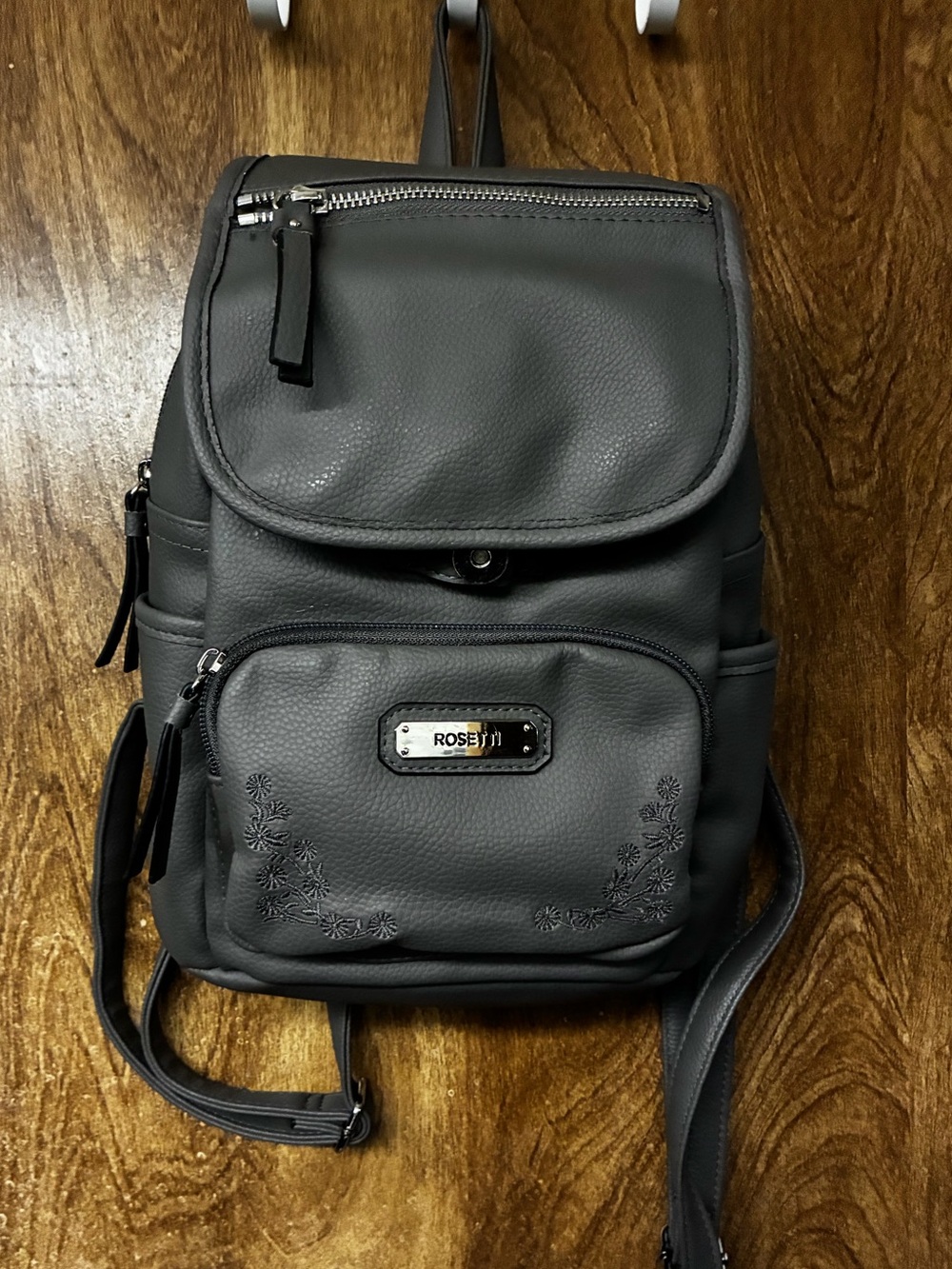 Rosetti Gray Handbag Backpack